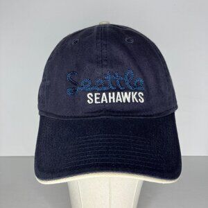 Seattle Seahawks Blue Embroidered Adjustable Hat Cap